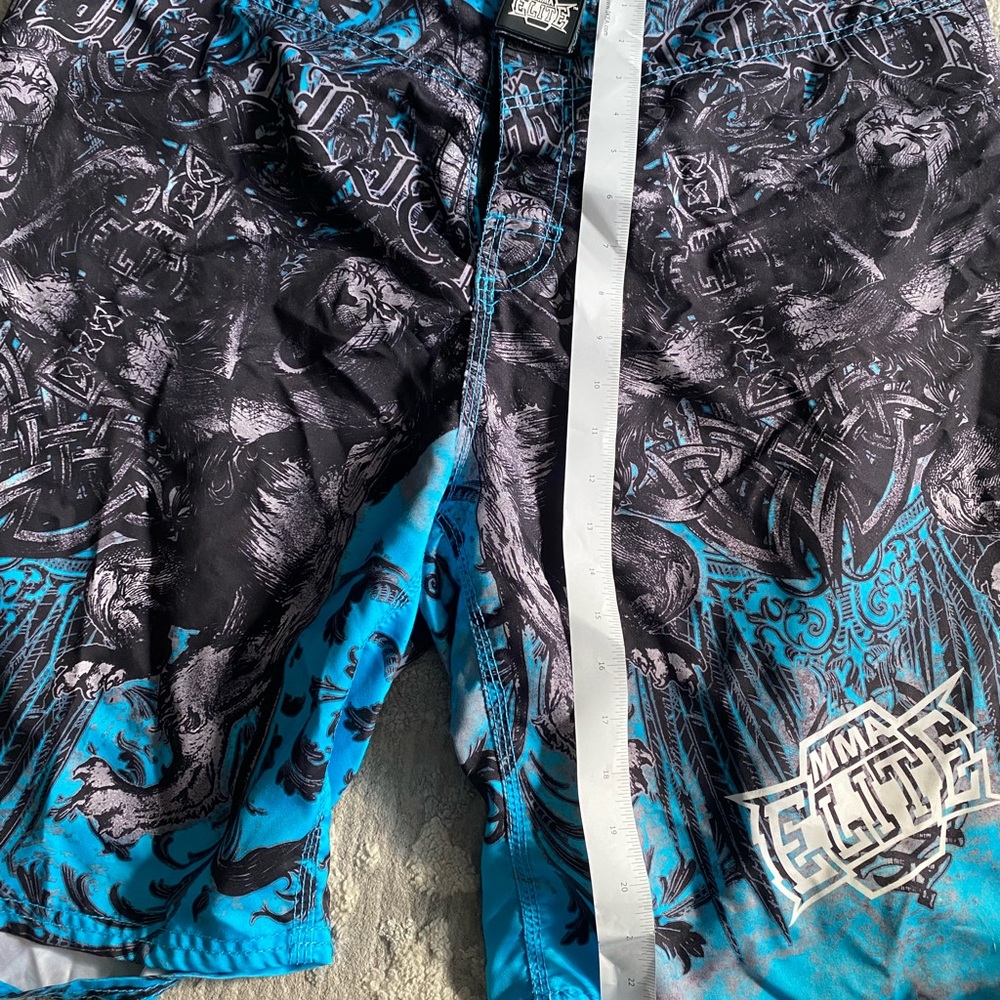 Tapout Blue and Black Athletic Shorts mma elite size xl - Picture 7 of 10